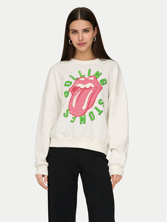 ONLY Džemperis · Balta · Regular Fit