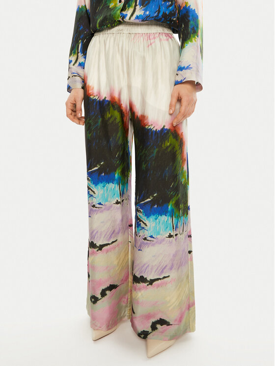 Munthe Medžiaginės kelnės · Spalvota · Relaxed Fit