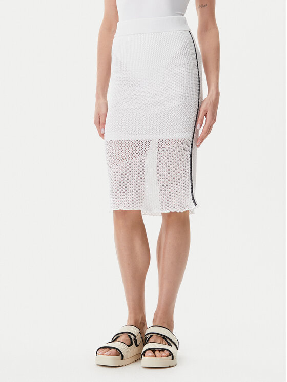 PINKO Midi sijonas · Balta · Midi