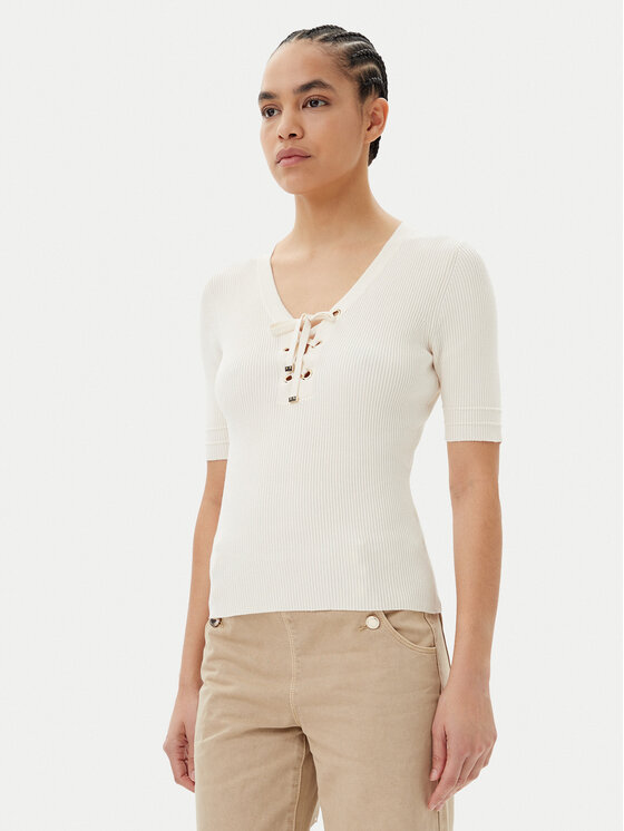 Morgan Megztinis · Smėlio · Slim Fit