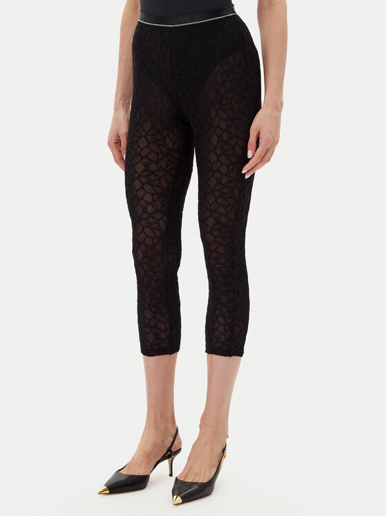 PINKO Medžiaginės kelnės · Juoda · Slim Fit