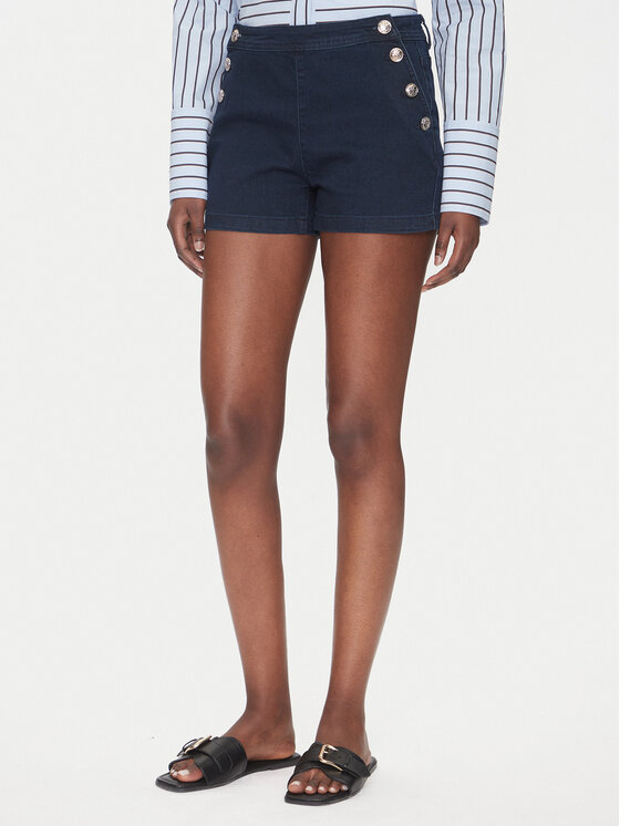 Morgan Džinsiniai šortai · Tamsiai mėlyna