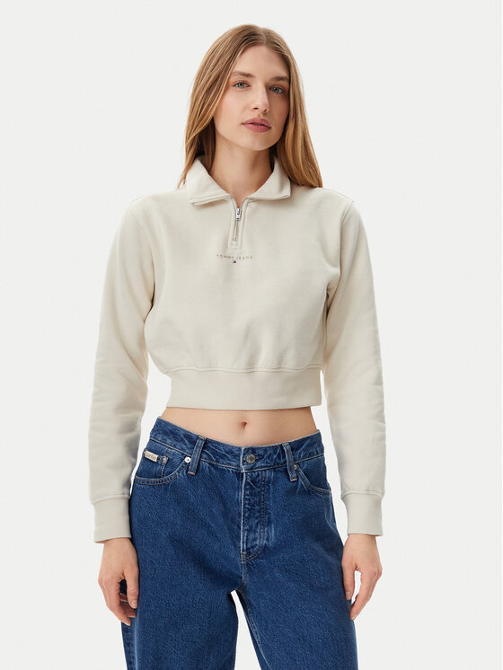 Tommy Jeans Džemperis · Smėlio · Regular Fit