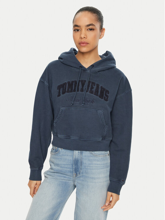 Tommy Jeans Džemperis · Tamsiai mėlyna · Relaxed Fit