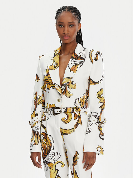 Versace Jeans Couture Švarkas · Balta · Slim Fit