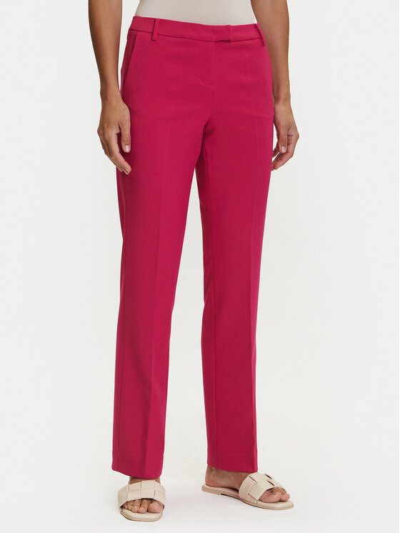 TATUUM Medžiaginės kelnės · Rožinė · Slim Fit