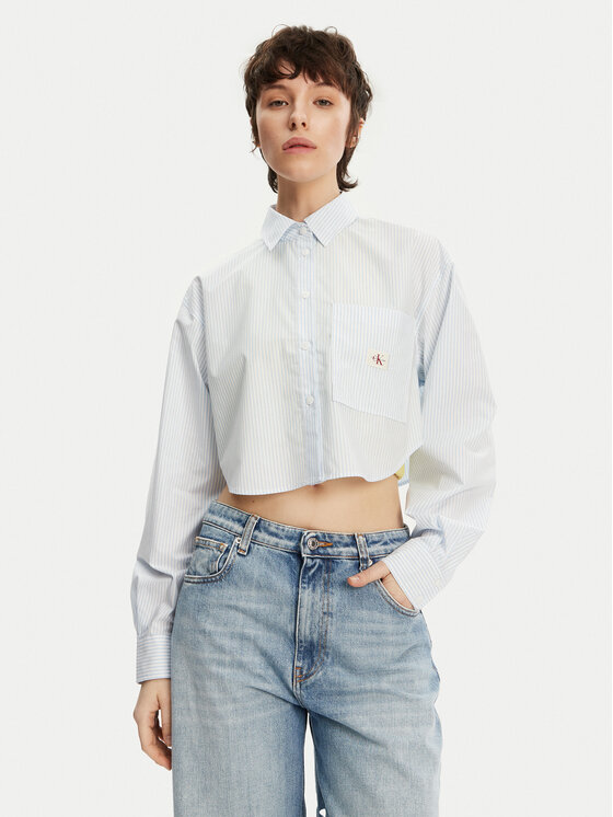 Calvin Klein Jeans Marškiniai · Žydra