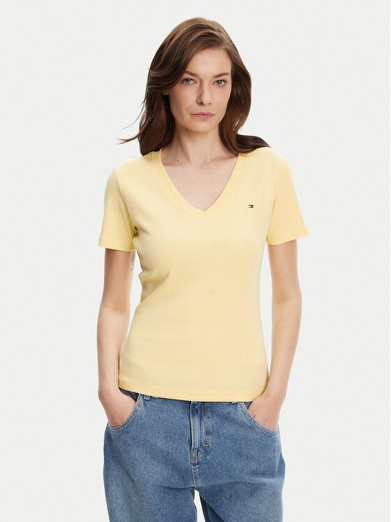 Tommy Hilfiger Marškinėliai · Geltona