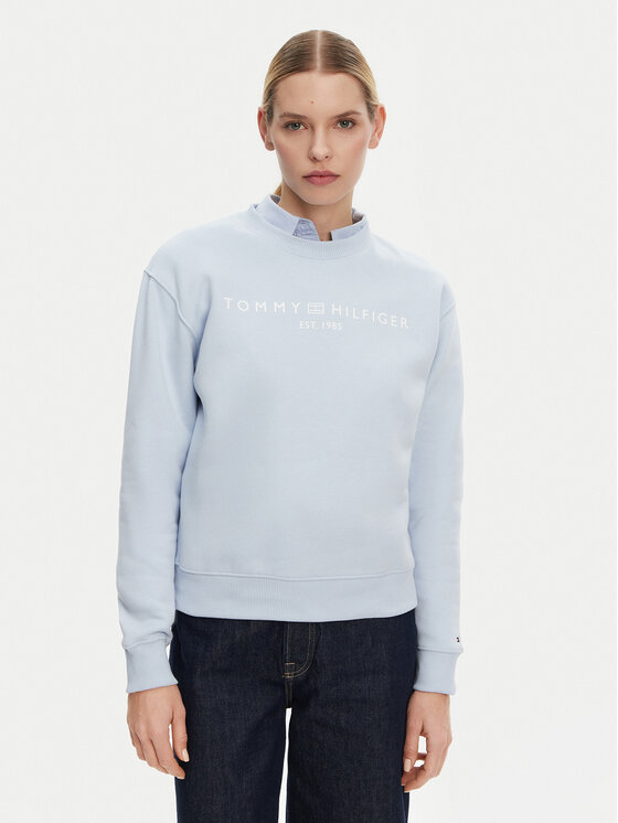 Tommy Hilfiger Džemperis · Žydra · Relaxed Fit