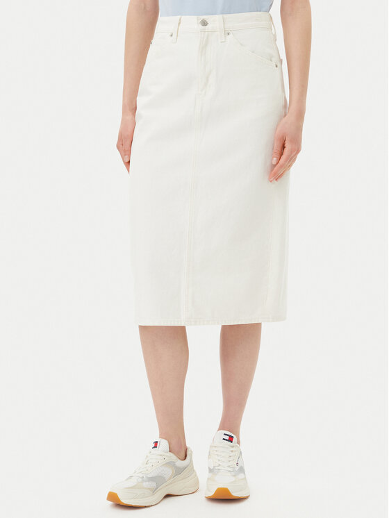 Levi's® Džinsinis sijonas · Écru · Midi