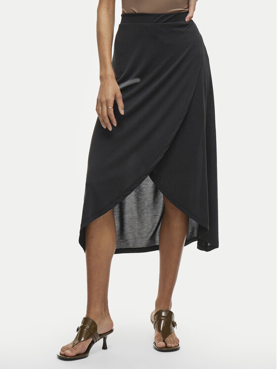 Vila Midi sijonas · Juoda · Midi