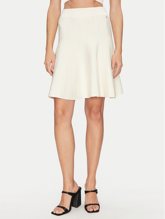 Guess Mini sijonas · Balta · Mini