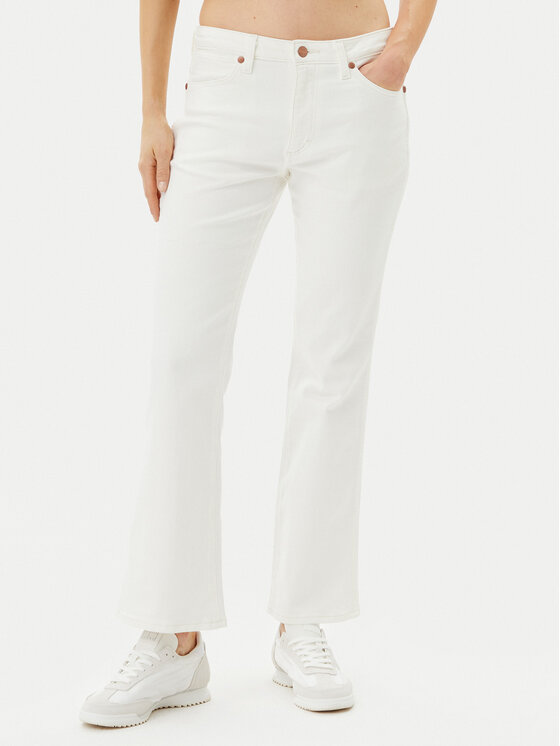 Wrangler Džinsai · Balta · Regular Fit