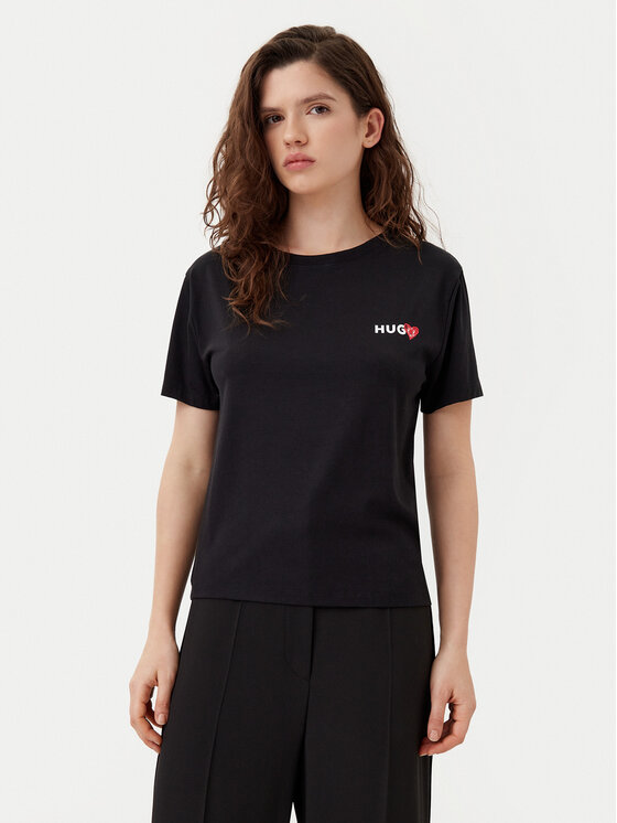 HUGO Marškinėliai · Juoda