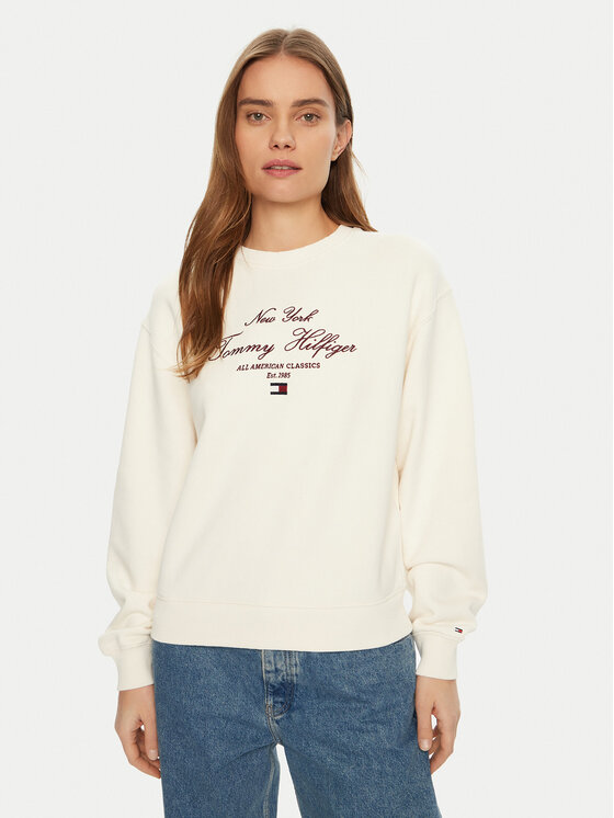 Tommy Hilfiger Džemperis · Écru · Regular Fit