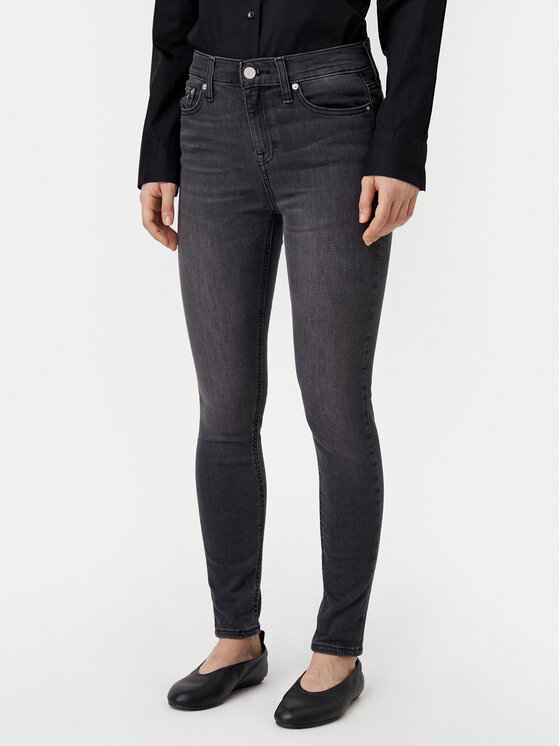 Tommy Jeans Džinsai · Pilka · Skinny Fit