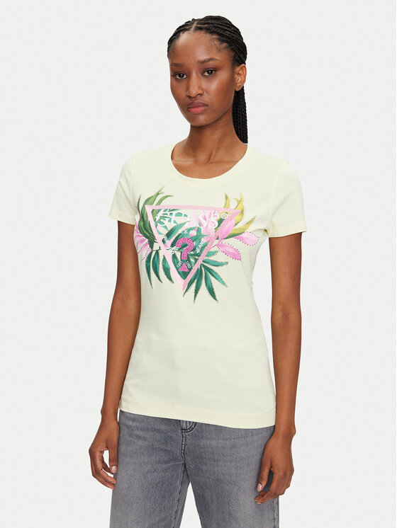 Guess Marškinėliai · Geltona