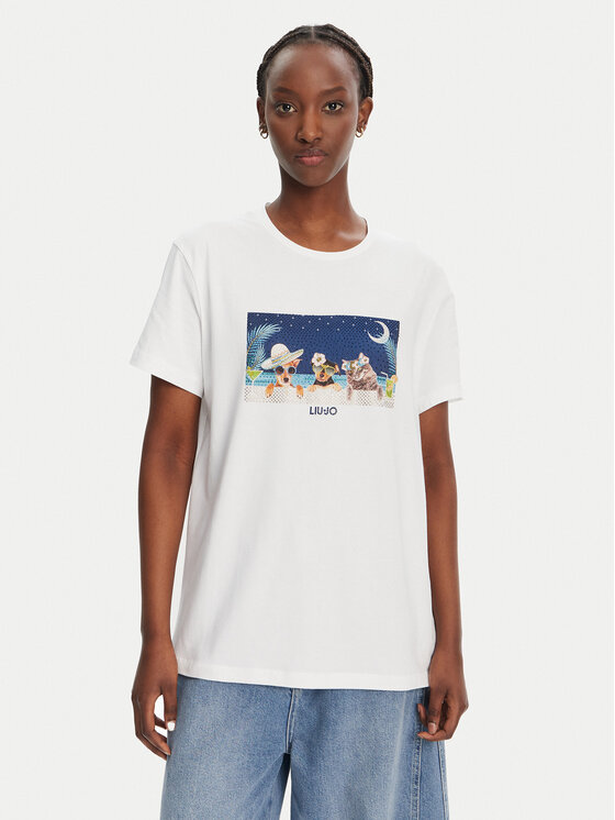 Liu Jo Marškinėliai · Balta