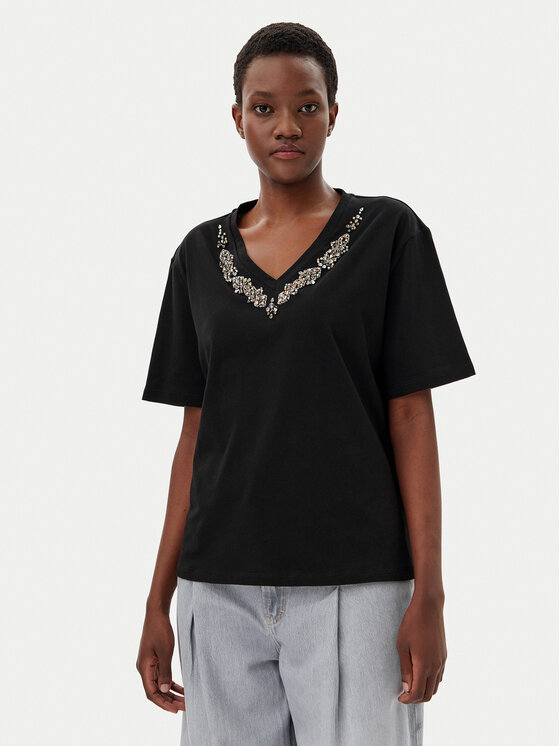 Liu Jo Marškinėliai · Juoda