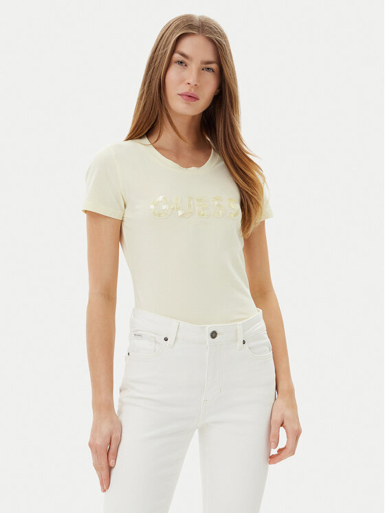 Guess Marškinėliai · Geltona