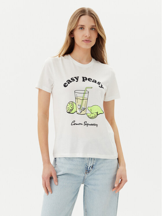 ONLY Marškinėliai · Balta