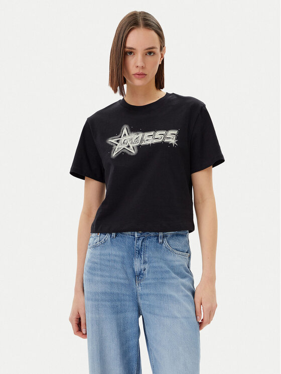 Guess Marškinėliai · Juoda