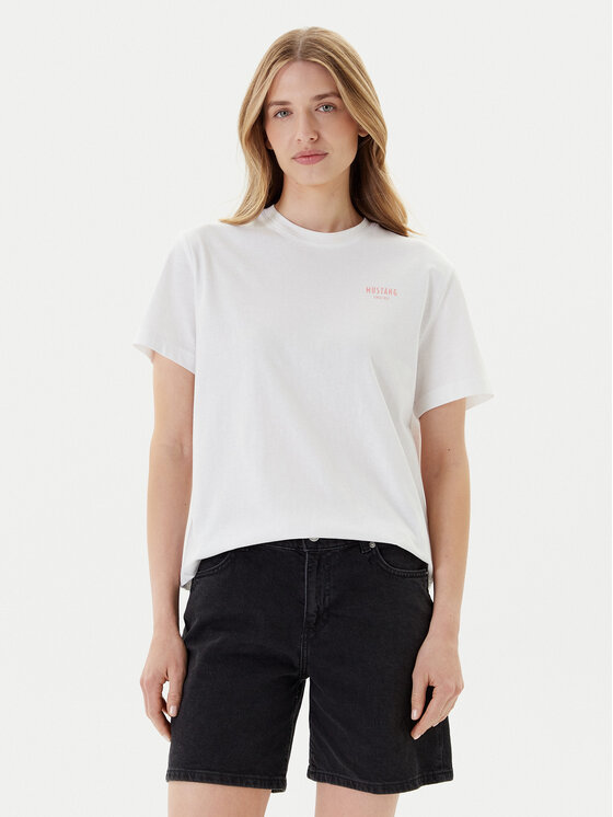 Mustang Marškinėliai · Balta