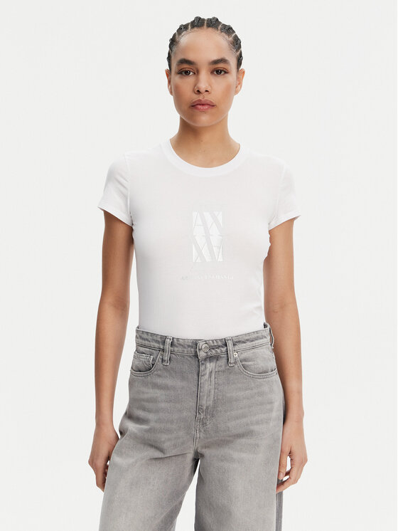 Armani Exchange Marškinėliai · Balta