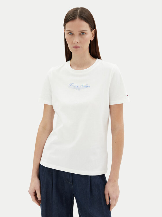 Tommy Hilfiger Marškinėliai · Balta