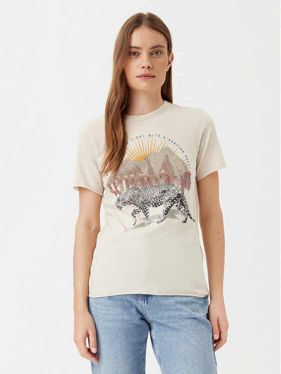 ONLY Marškinėliai · Smėlio