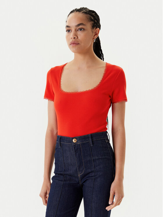 Morgan Marškinėliai · Oranžinė