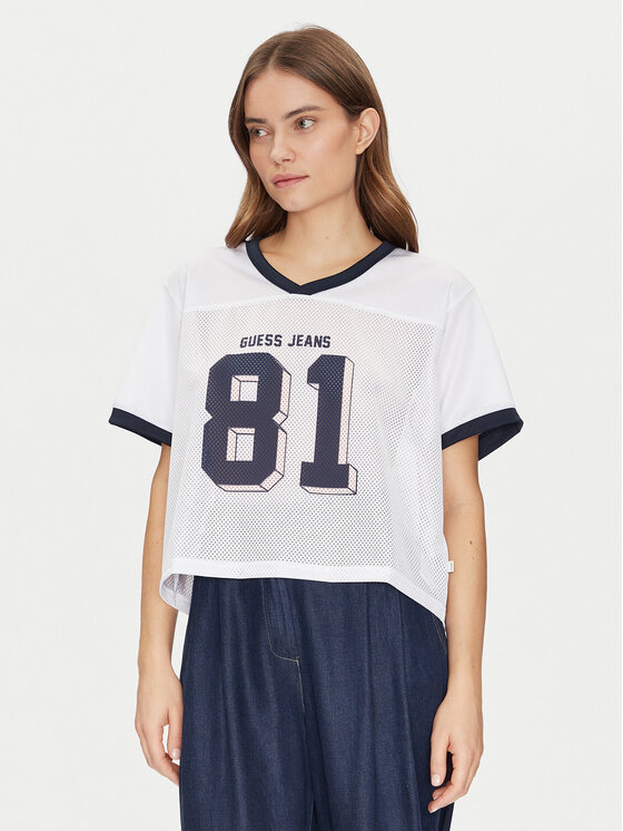 Guess Jeans Marškinėliai · Balta