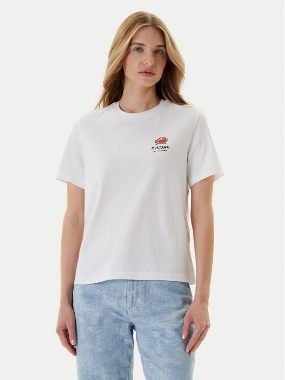 Mustang Marškinėliai · Balta