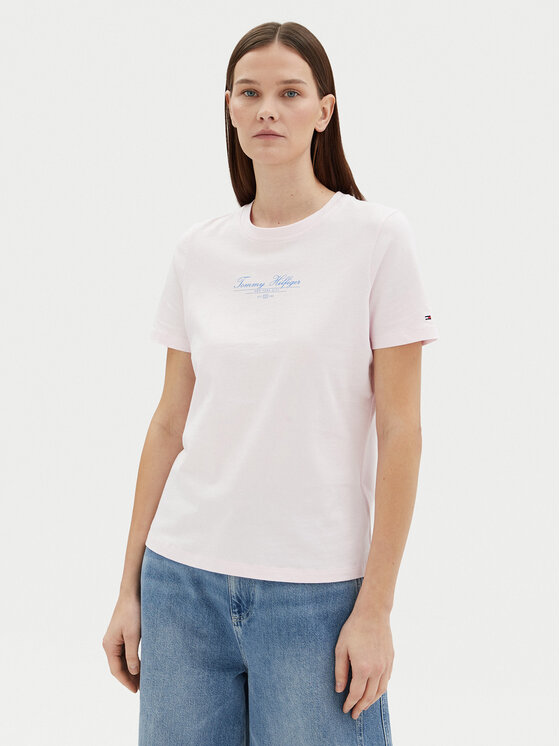 Tommy Hilfiger Marškinėliai · Rožinė