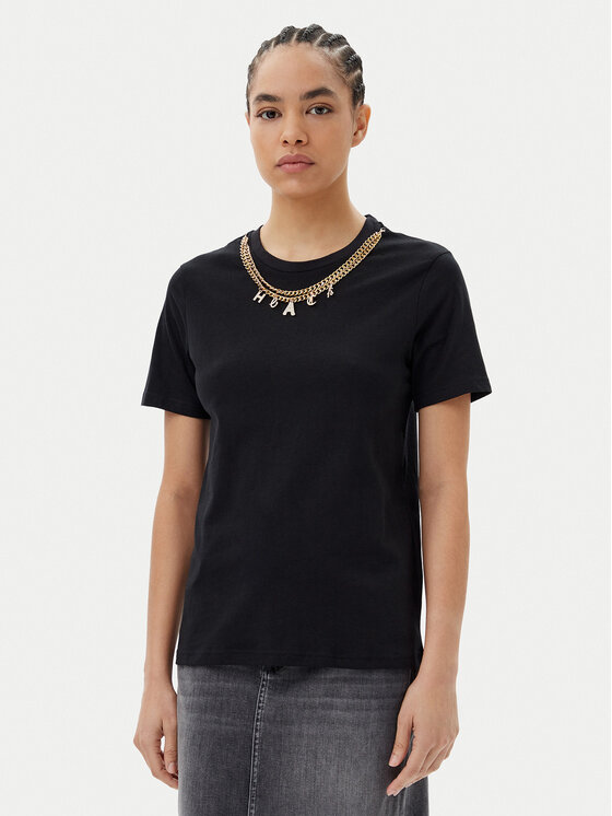 Silvian Heach Marškinėliai · Juoda