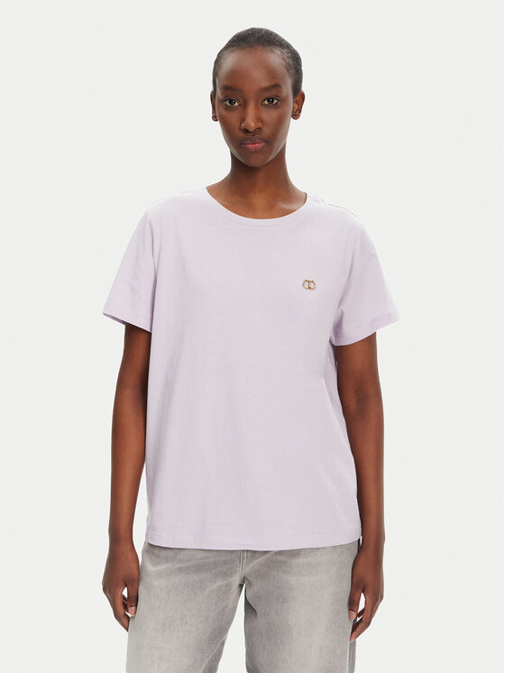 TWINSET Marškinėliai · Violetinė