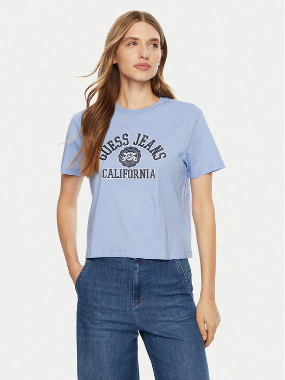 Guess Jeans Marškinėliai · Mėlyna