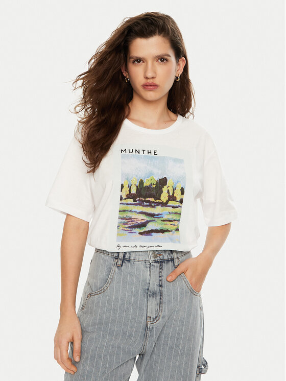 Munthe Marškinėliai · Balta