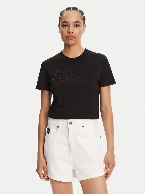 Versace Jeans Couture Marškinėliai · Juoda