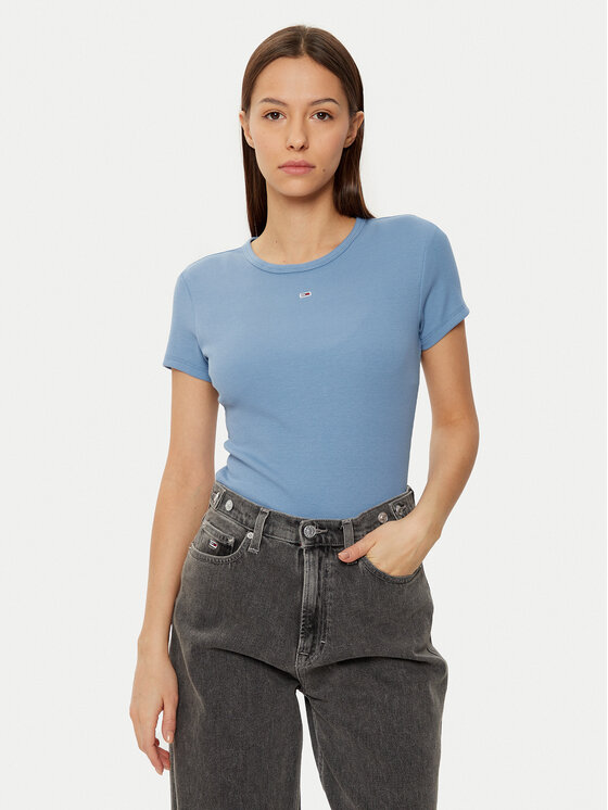 Tommy Jeans Marškinėliai · Mėlyna