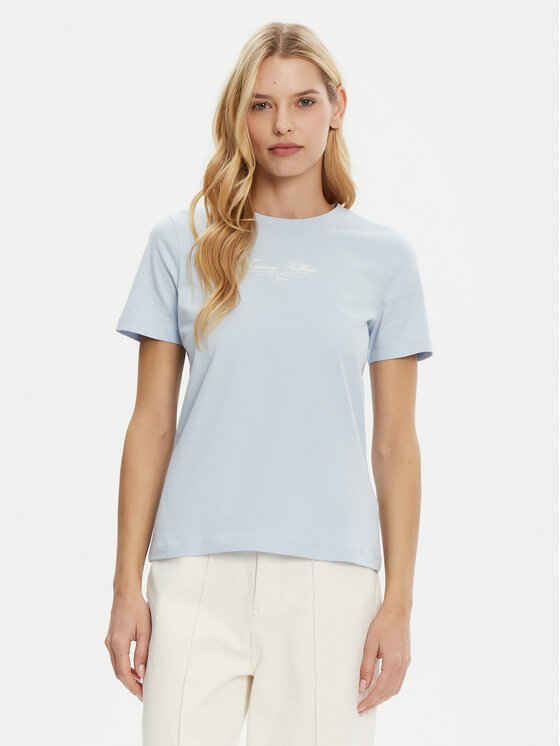 Tommy Hilfiger Marškinėliai · Žydra