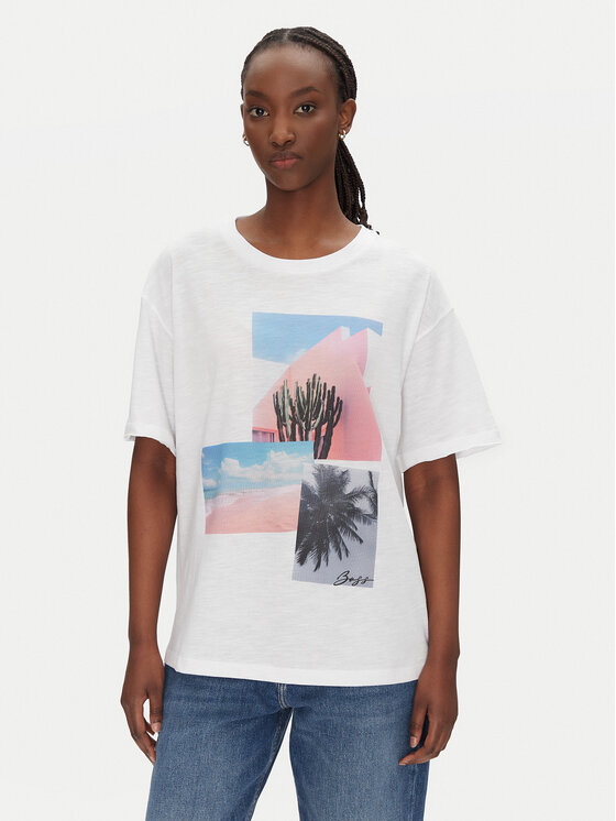 BOSS Marškinėliai · Balta