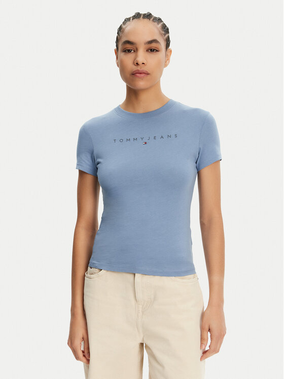 Tommy Jeans Marškinėliai · Mėlyna