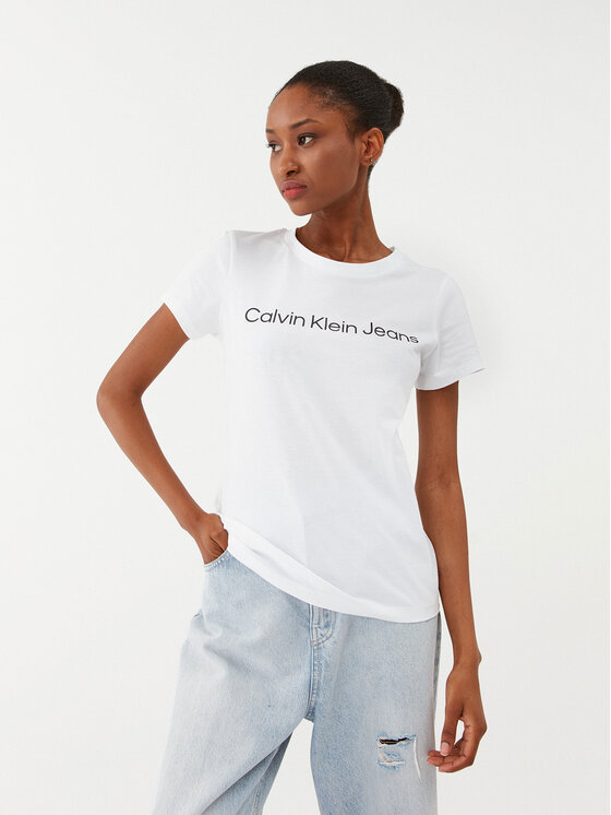 Calvin Klein Jeans Marškinėliai · Balta