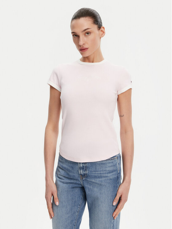 Tommy Hilfiger Marškinėliai · Rožinė