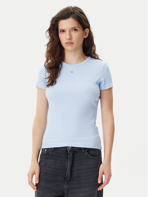 Tommy Jeans Marškinėliai · Žydra