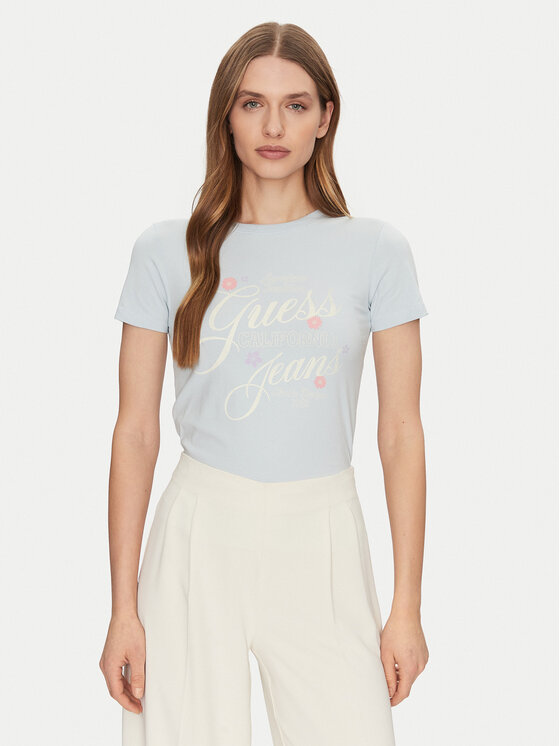 Guess Jeans Marškinėliai · Mėlyna