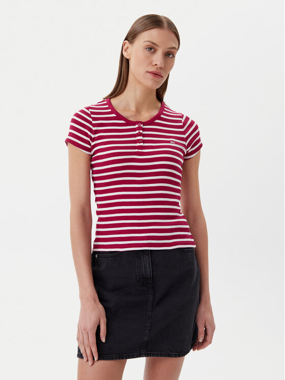 Tommy Jeans Marškinėliai · Rožinė