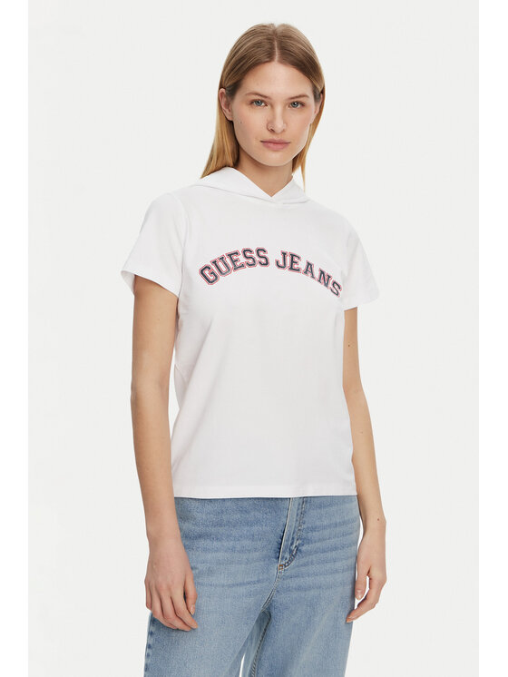 Guess Jeans Marškinėliai · Balta