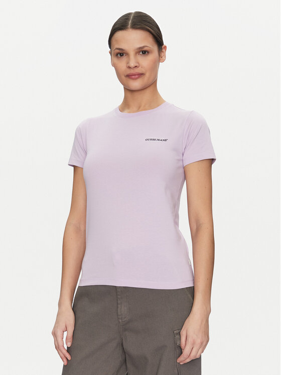 Guess Jeans Marškinėliai · Violetinė